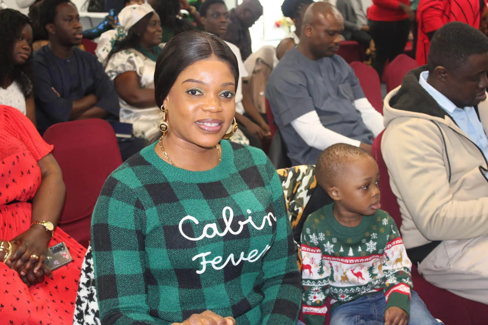 Church members fellowshiping